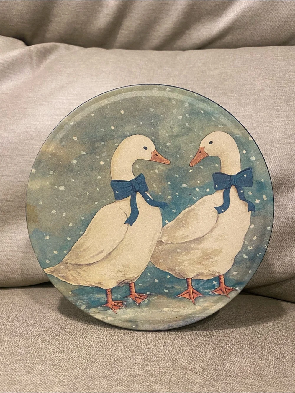 Vintage Goose Tin